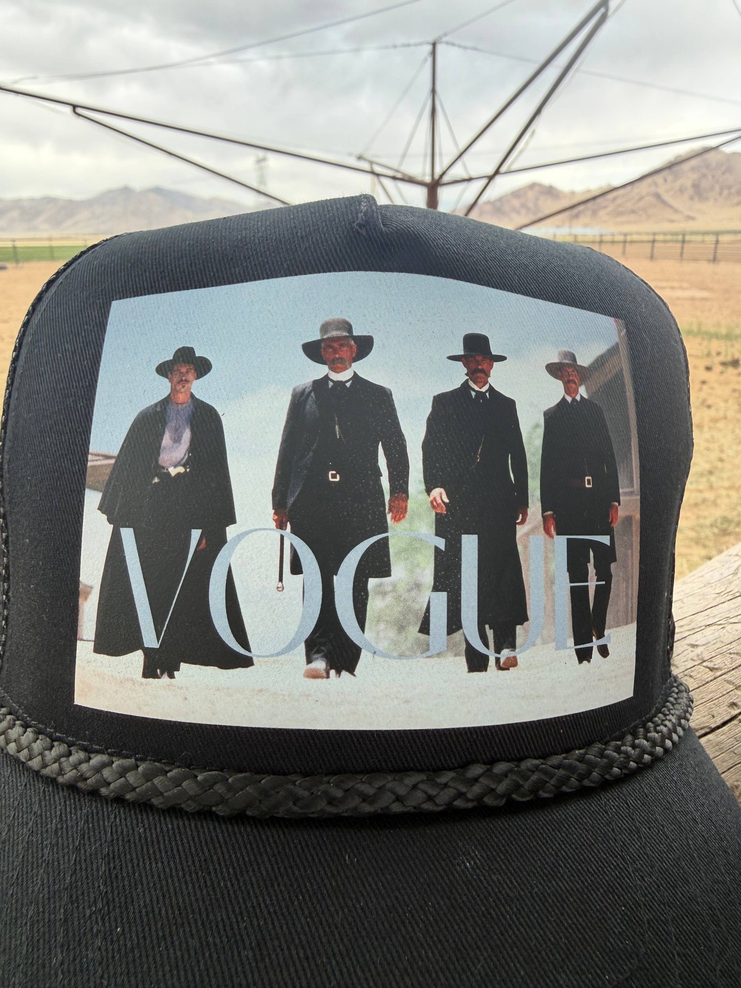 Vintage Cowboy Movie Trucker Hat