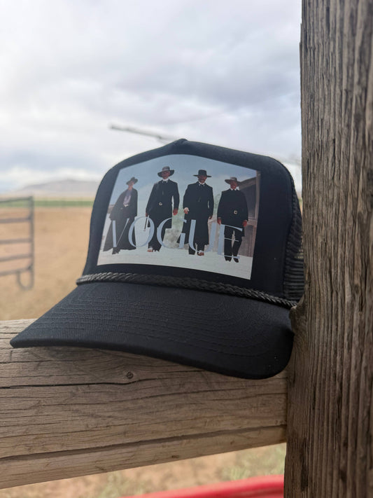 Vintage Cowboy Movie Trucker Hat