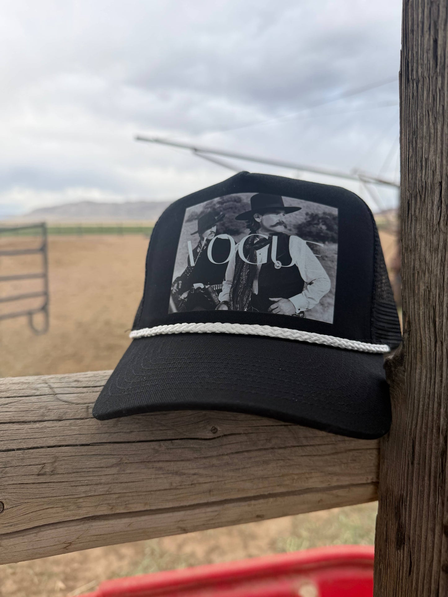 Vintage Cowboy Movie Trucker Hat