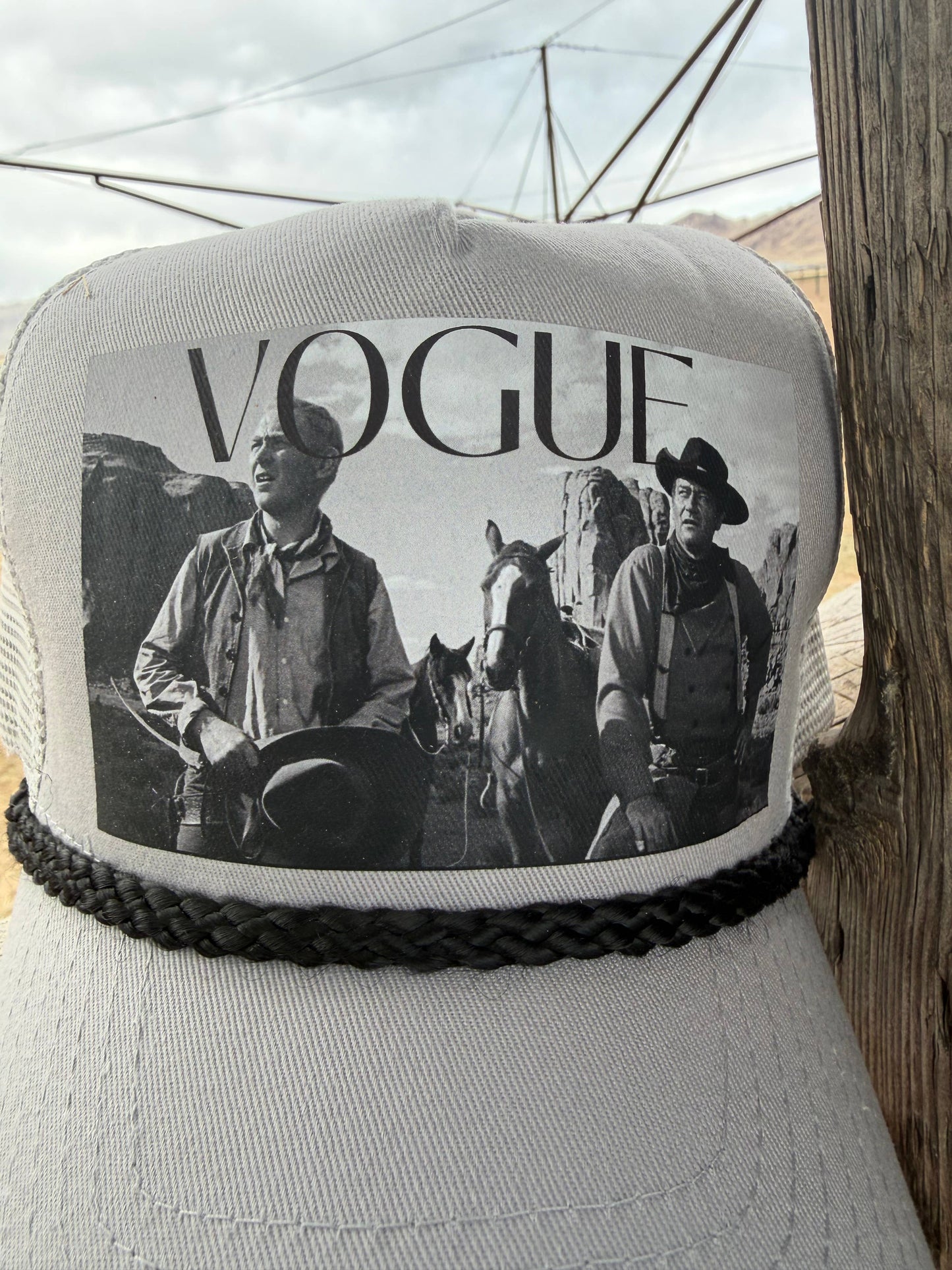 Vintage Cowboy Movie Trucker Hat