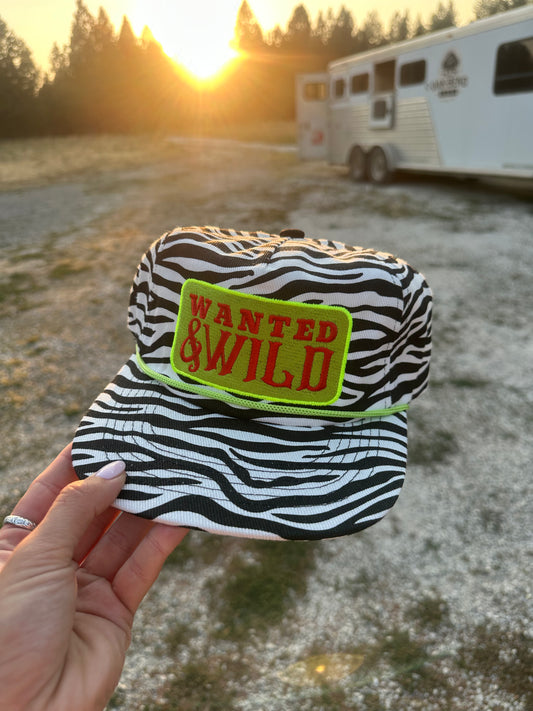 WANTED & WILD CANVAS CAP