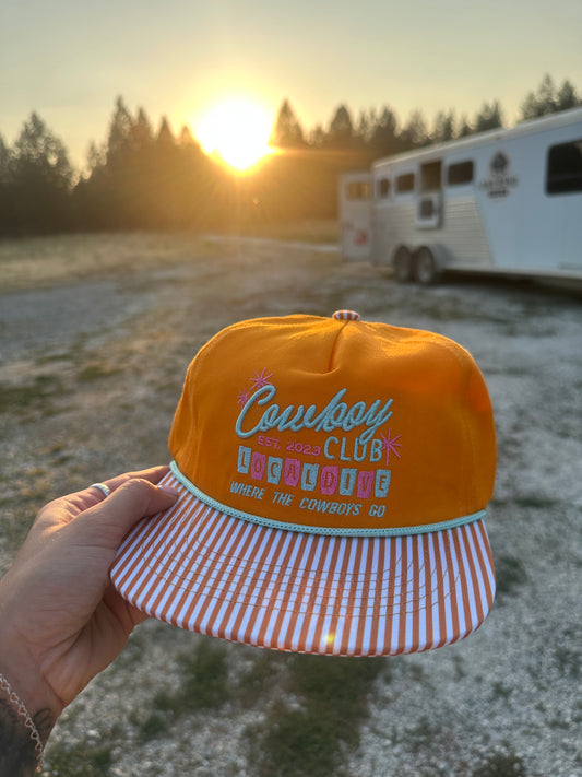 COWBOY CLUB CANVAS CAP