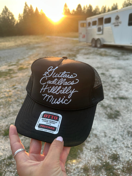 Guitars Cadillacs Trucker Hat