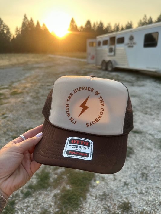 Hippies & Cowboys Trucker Hat