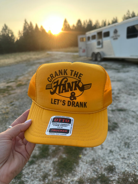 Crank The Hank Trucker Hat