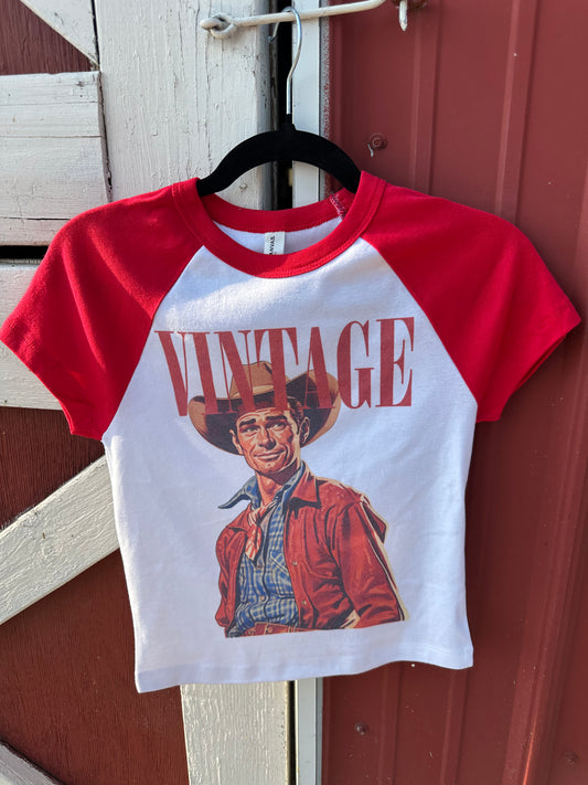 Vintage Cowboy Baby Tee