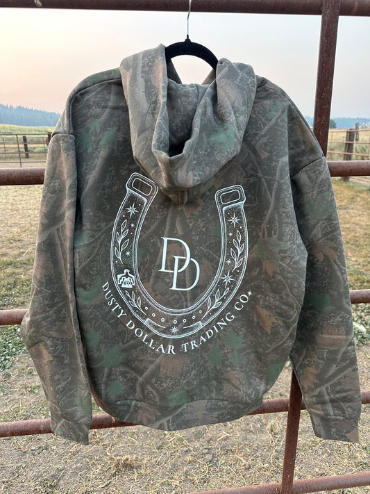 Dark Camo With White Logo