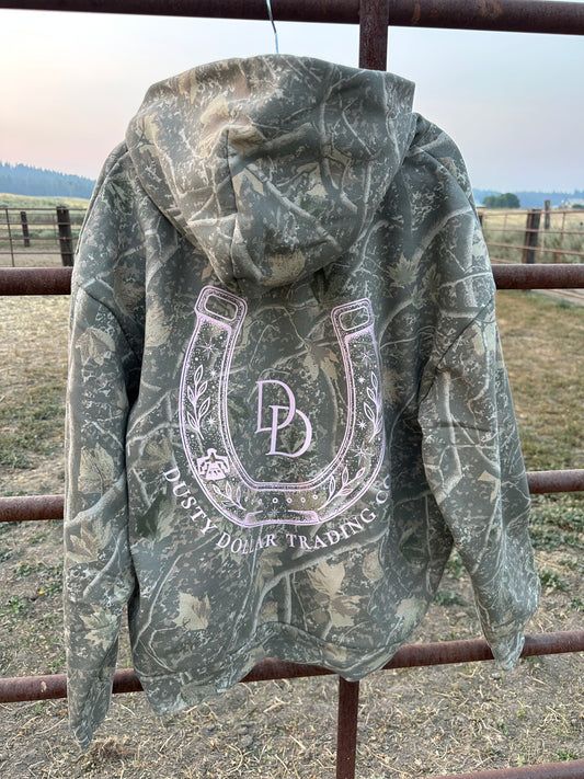 Light Camo With Pink Logo