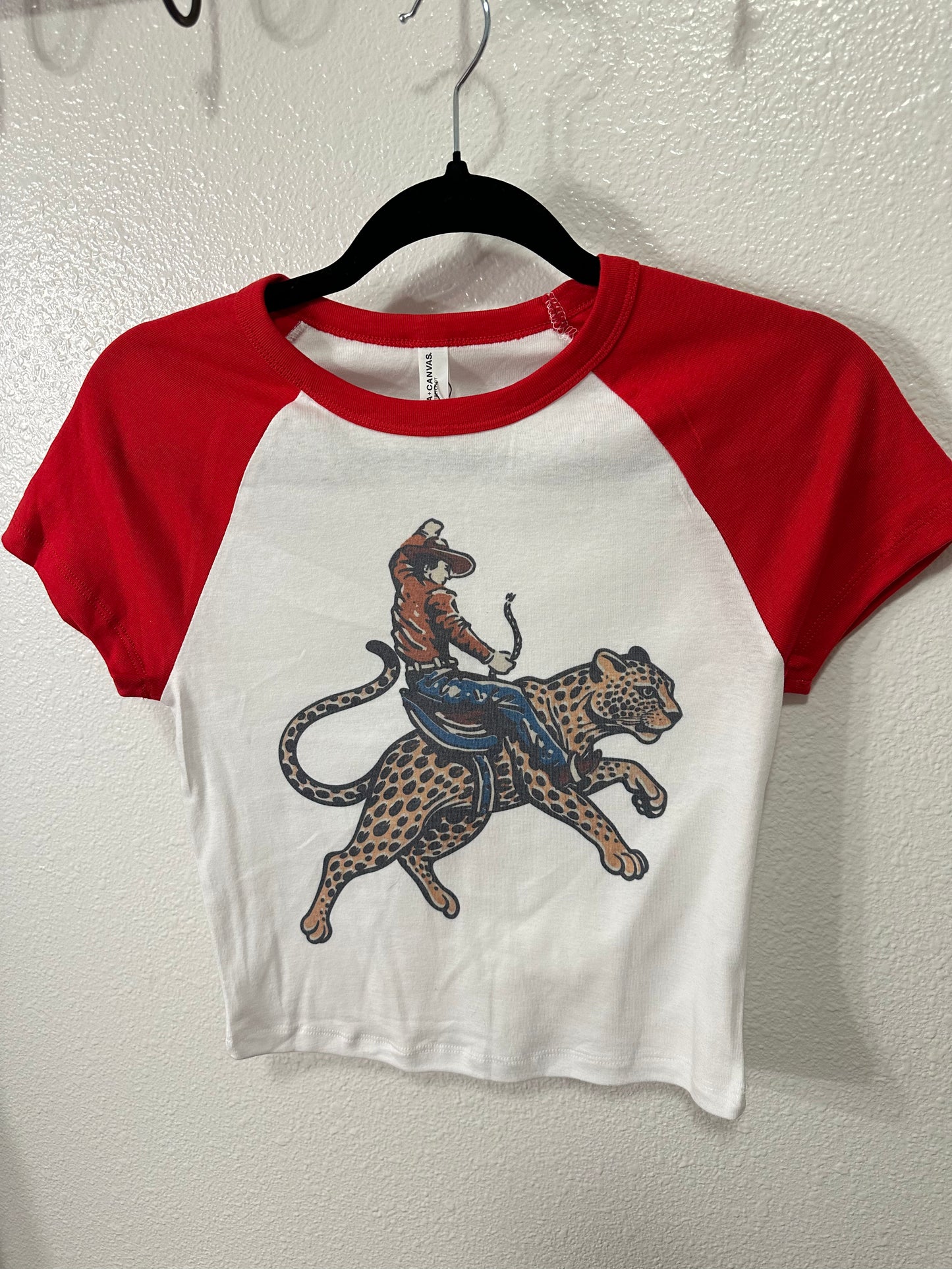 Cowboy Leopard Baby Tee