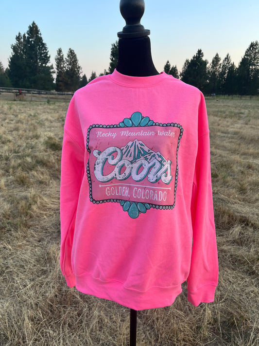 Turquoise Coors Crew