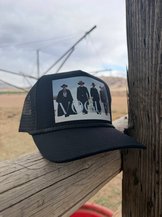 Vintage Cowboy Movie Trucker Hat